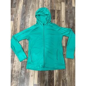 Insect Shield Women's Tech Hoodie Jade green size XL